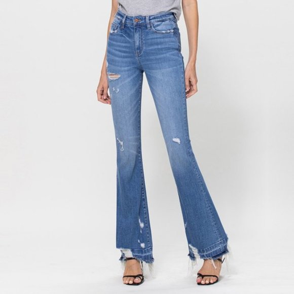 Vervet by Flying Monkey Let You Go Full Size Distressed Jeans